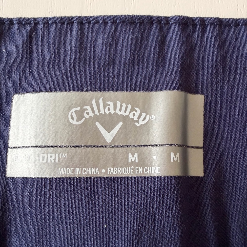 Navy Women’s Stretch Callaway Golf Shorts - Picture 3 of 3